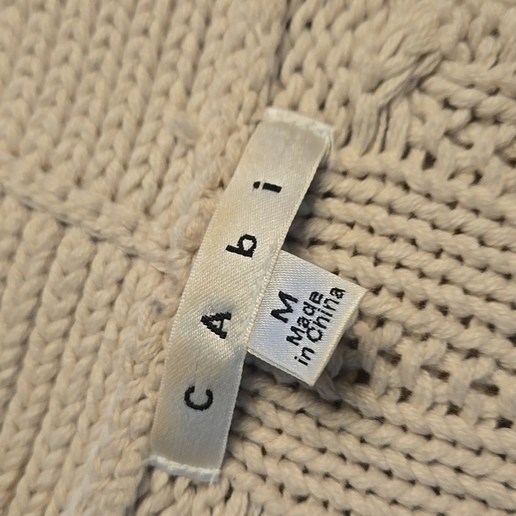 Cream Knit Cardigan Sweater from CAbi - Picture 2 of 6